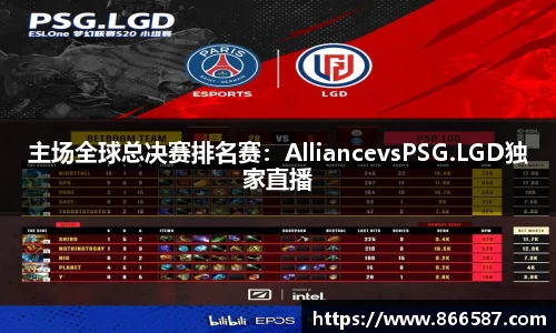 主场全球总决赛排名赛：AlliancevsPSG.LGD独家直播